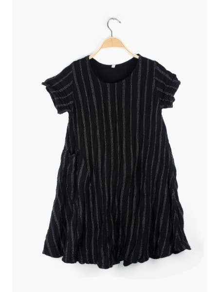 Nusantara Inc. - Wholesale Dress - Women's - Double Cotton Striped Dress-06198 (S/M, L/X, XXL)