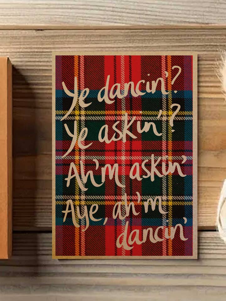 ¿Estás bailando? ¿Estás preguntando? Tarjeta BC12 para venta al por mayor de Wee Wishes