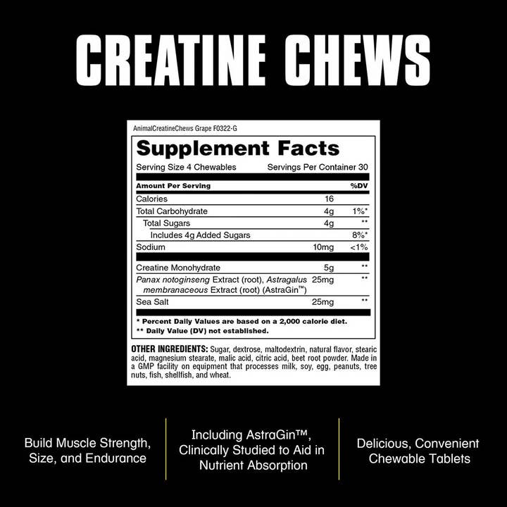 Campus Protein - Wholesale Oral Supplement/Vitamin - Animal Creatine Chews