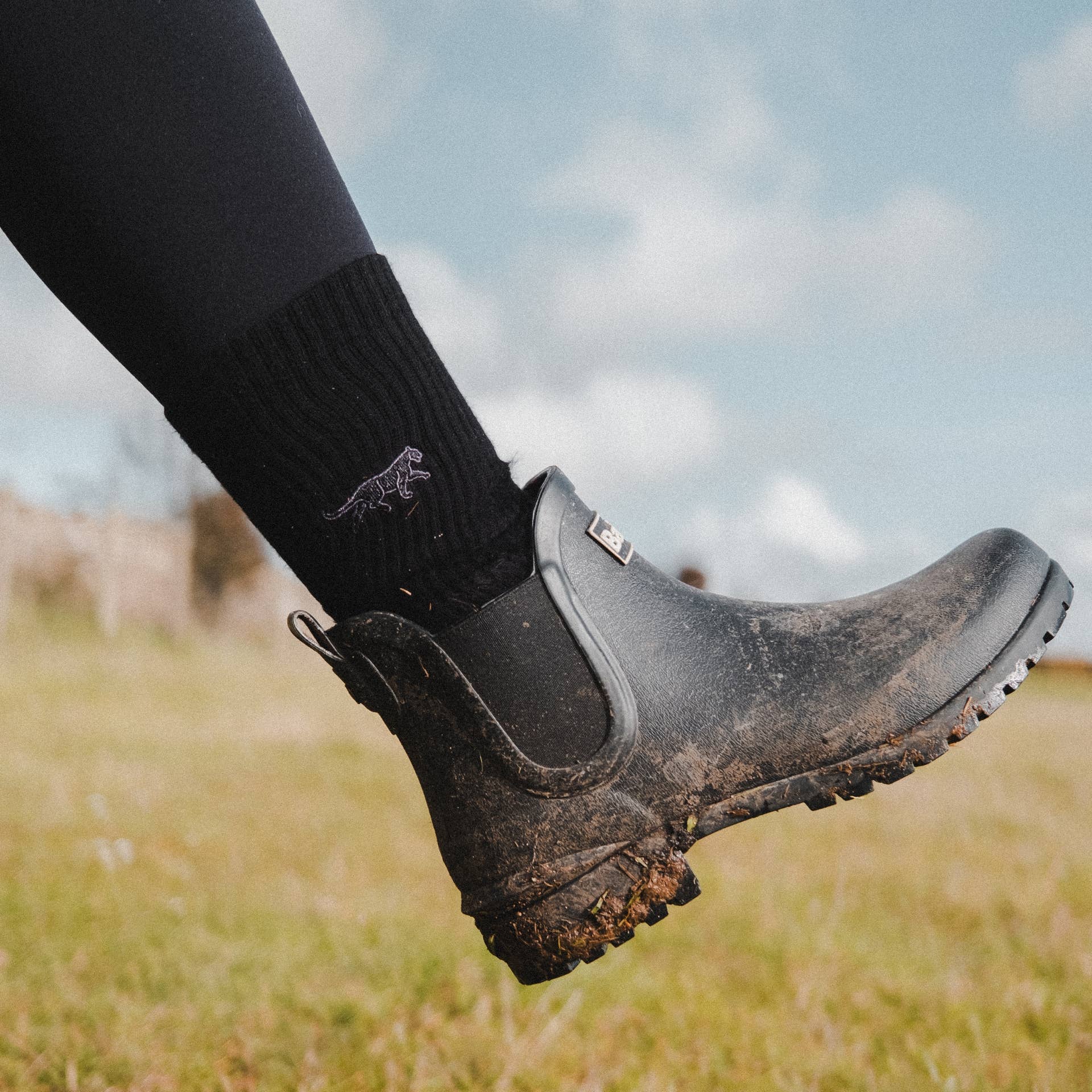 Bare Kind Socks - Wholesale Socks - Unisex - Black Panther Socks | Ribbed Bamboo Socks | Black Socks7