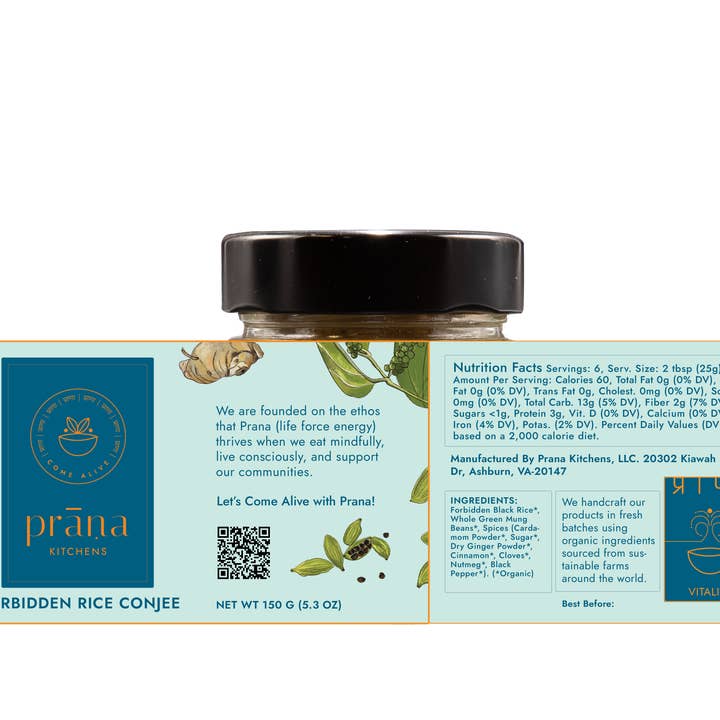 Prana Kitchens - Wholesale Breakfast cereal - Forbidden Rice Conjee2