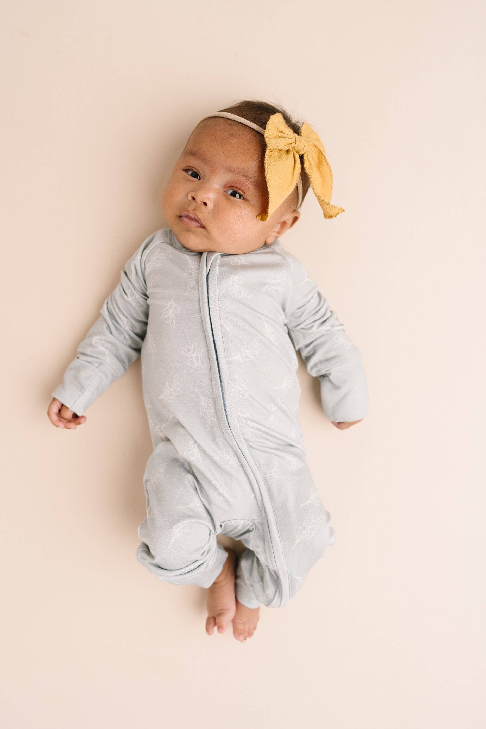 Little One Shop - Wholesale Sleepsuit - Baby - Olive You Bamboo Sleeper1