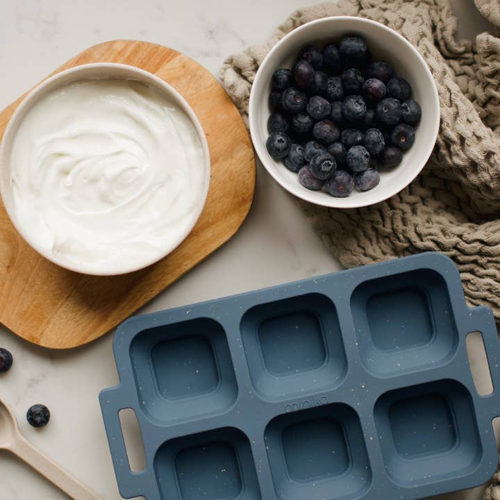 Minika – wholesale Muffinsform – Hopfällbar muffinsform – Indigo2