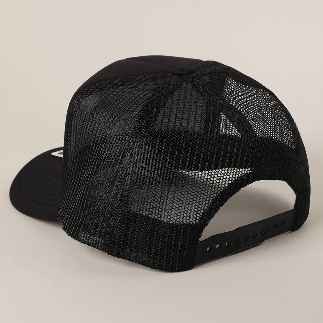 Fashion City - Wholesale Trucker Hat - Unisex - COLORADO Text Printed Mesh Back Foam Trucker Hat3