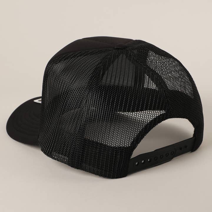 Fashion City - Wholesale Trucker Hat - Unisex - COLORADO Text Printed Mesh Back Foam Trucker Hat3