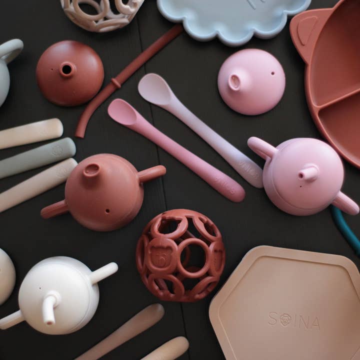 Soina – Großhandel Trinkglas/Tasse – Kind & Baby – 3-in-1 Trinkbecher – Antique Rose3