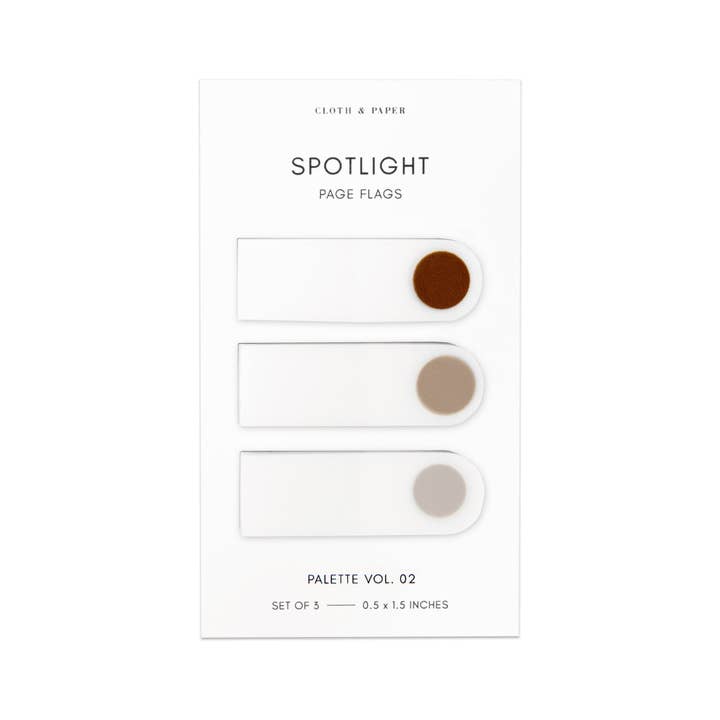 Cloth & Paper - Wholesale Sticker - Spotlight Page Flag Set