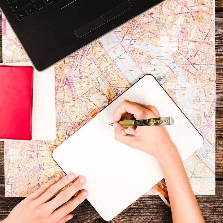 GMG Works - Wholesale Pen - Destination Souvenir Ballpoint Pen, 3-Sided Imprint (Oregon)8