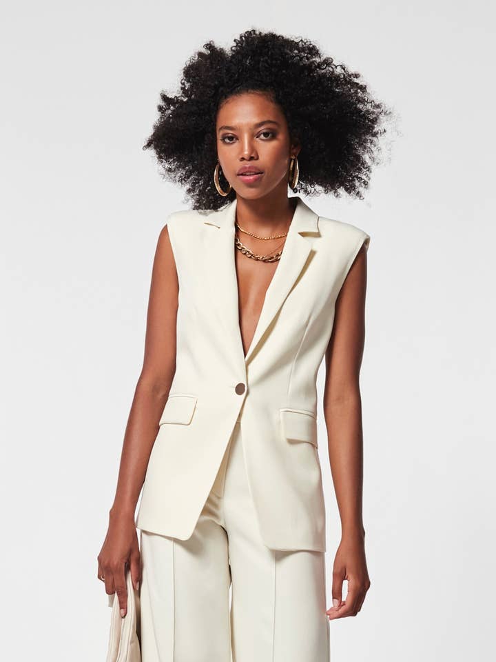 Chex Flat Stretch Vest for wholesale by OKY