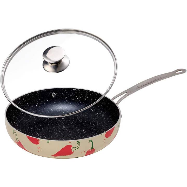 KITCHENLY Happy Frying Pan & Lid for wholesale by Morelli Pasta