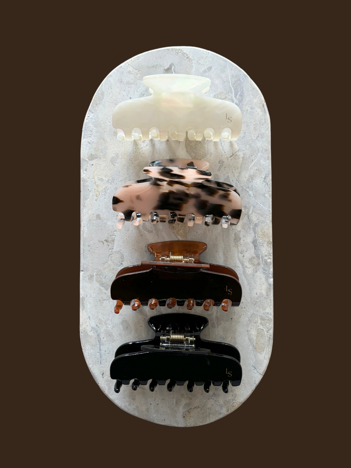 Angels Whisper Accessories – Engroshandel Hårtilbehørssæt – Kvinder – L&S Logo Petit Hårklo Clips (4 farver)7