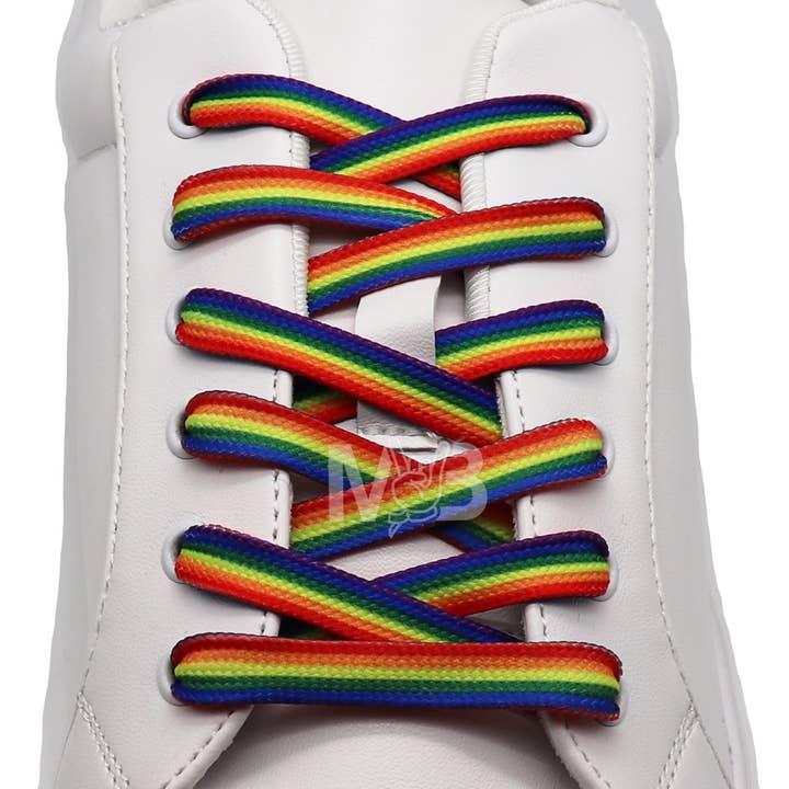 Regenboog Veters | 120cm voor wholesale door Merchbaendchen