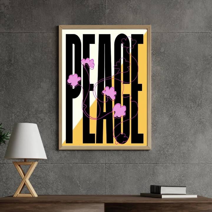 Peace Pods Poster for wholesale by Maximova Creative