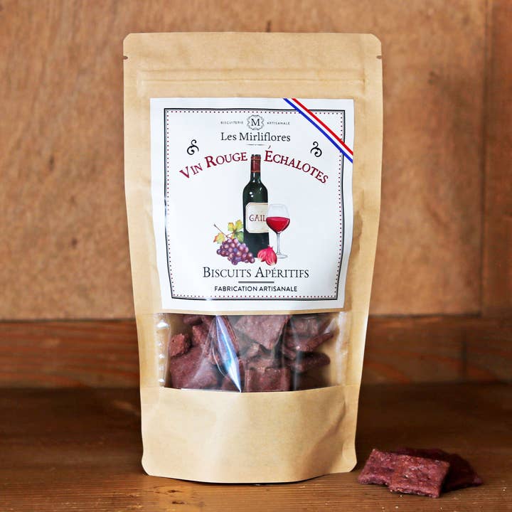 LES MIRLIFLORES - Wholesale Cookie - Red wine and shallot aperitif cookies1