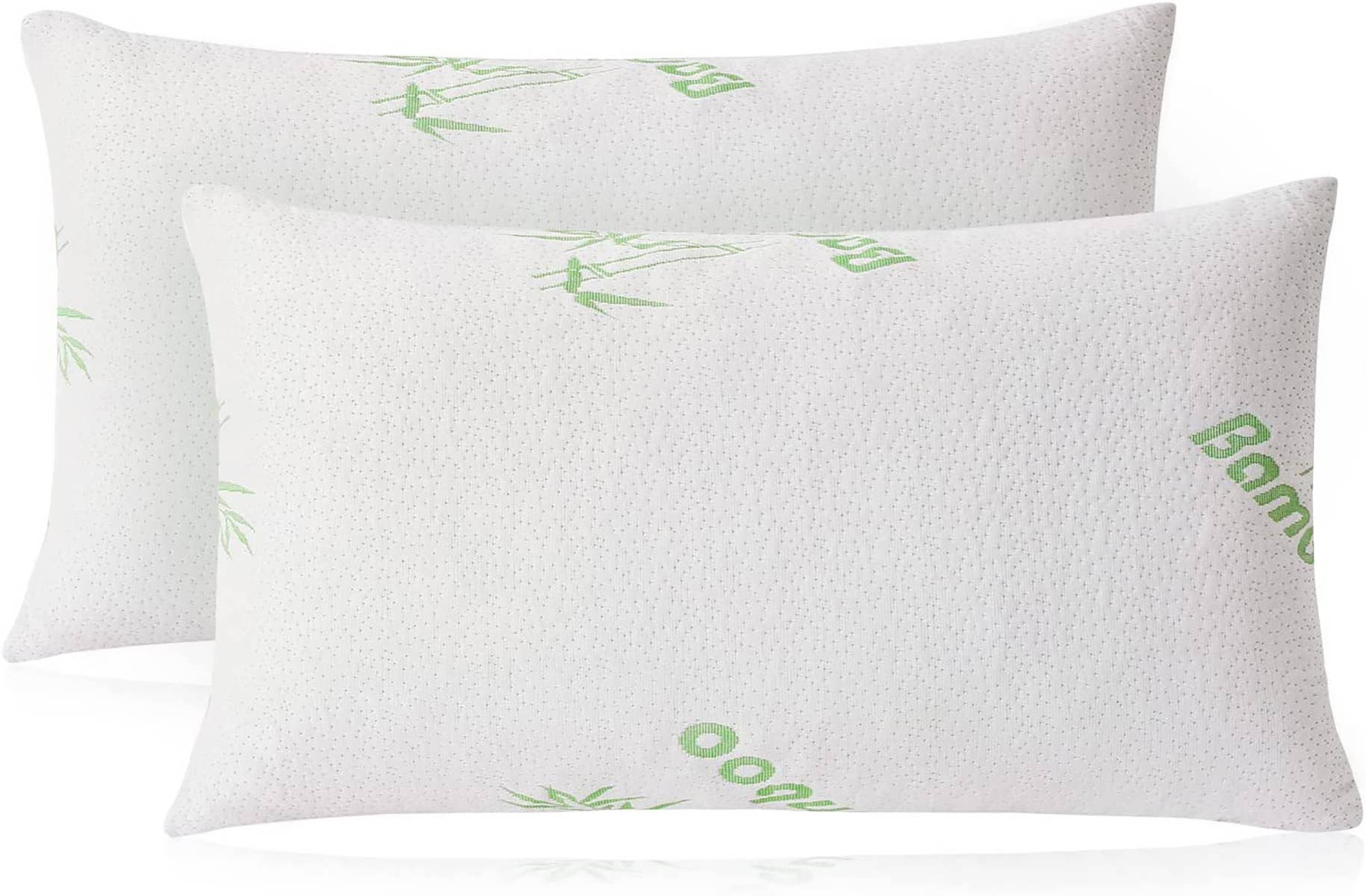 home mart goods - Wholesale Bedding Pillow - Soft Plush Bamboo Memory Foam Support Pillow (Set of 2)7