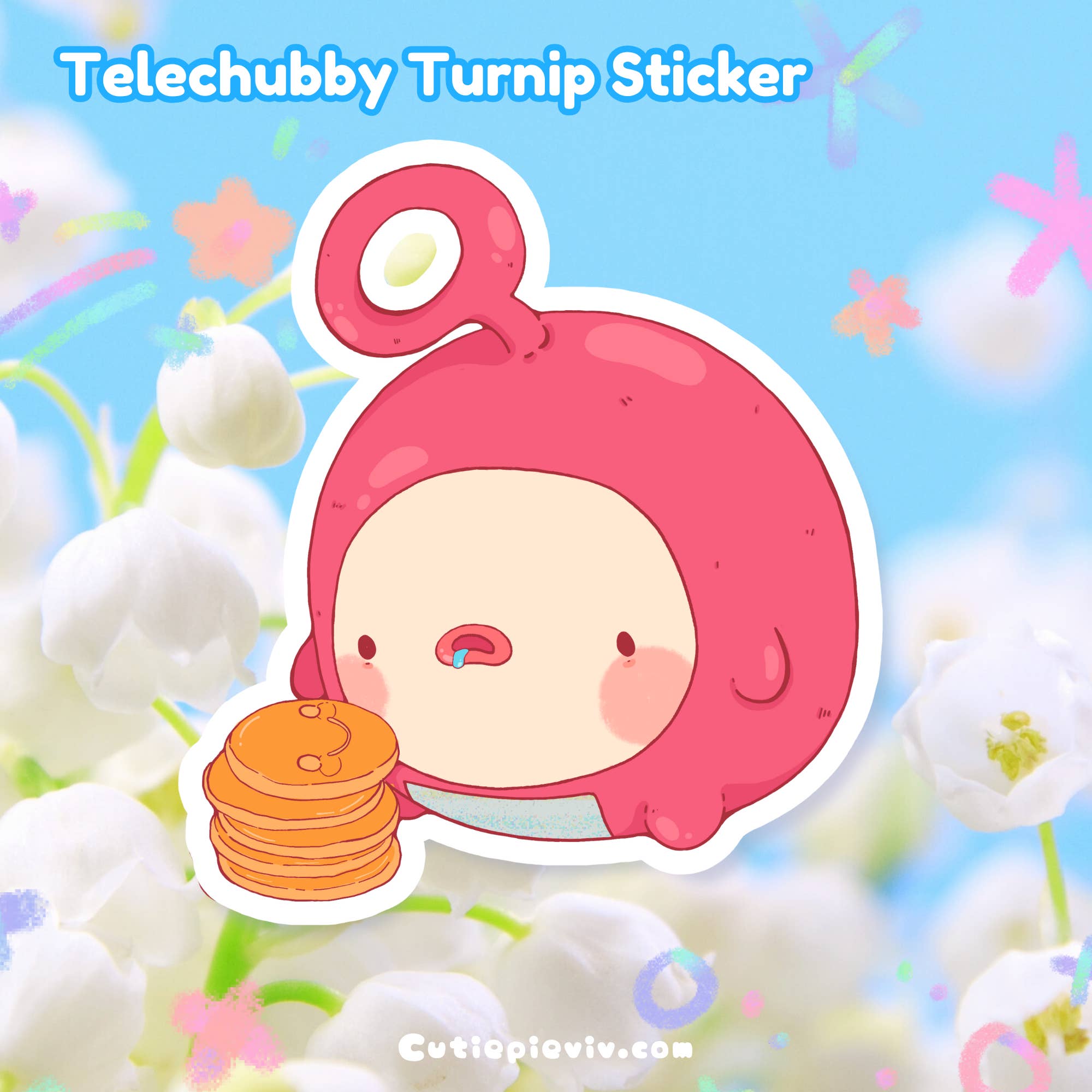 Cutiepieviv - Wholesale Sticker - Telechubby Turnip” Sticker