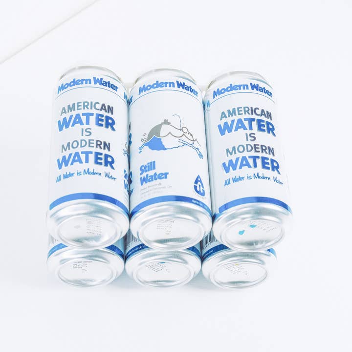 Modern Water // Formerly American Water - Wholesale Still Water - Modern Water 16oz Still Water Aluminum Can (24pk) 6