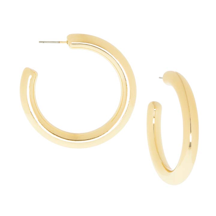 hollow post hoop for wholesale by Marlyn Schiff