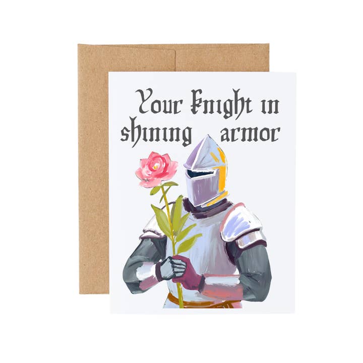 Cryptic Paper Co. - Wholesale Love Card - Knight in Shining Armor Love Card 2