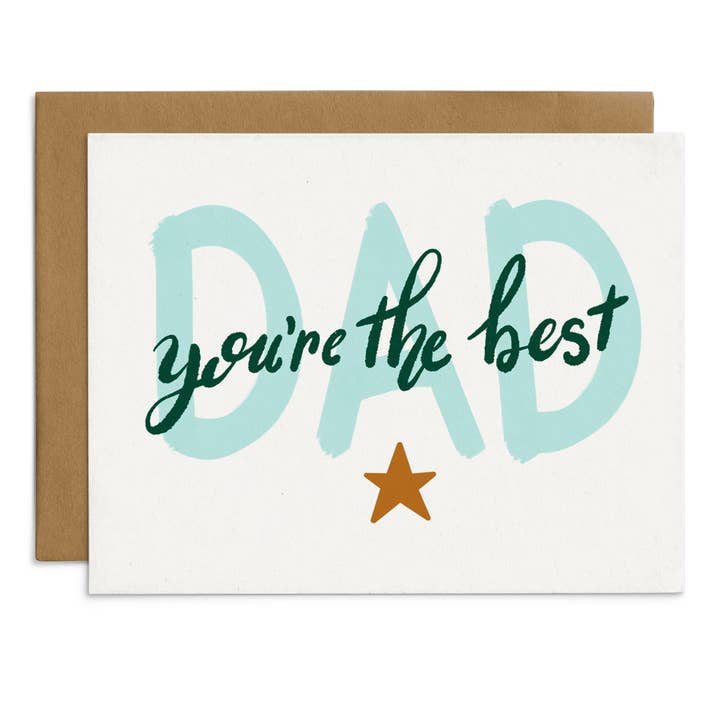 Far, du er det bedste guldstjernekort for engroshandel hos Starfangled Press