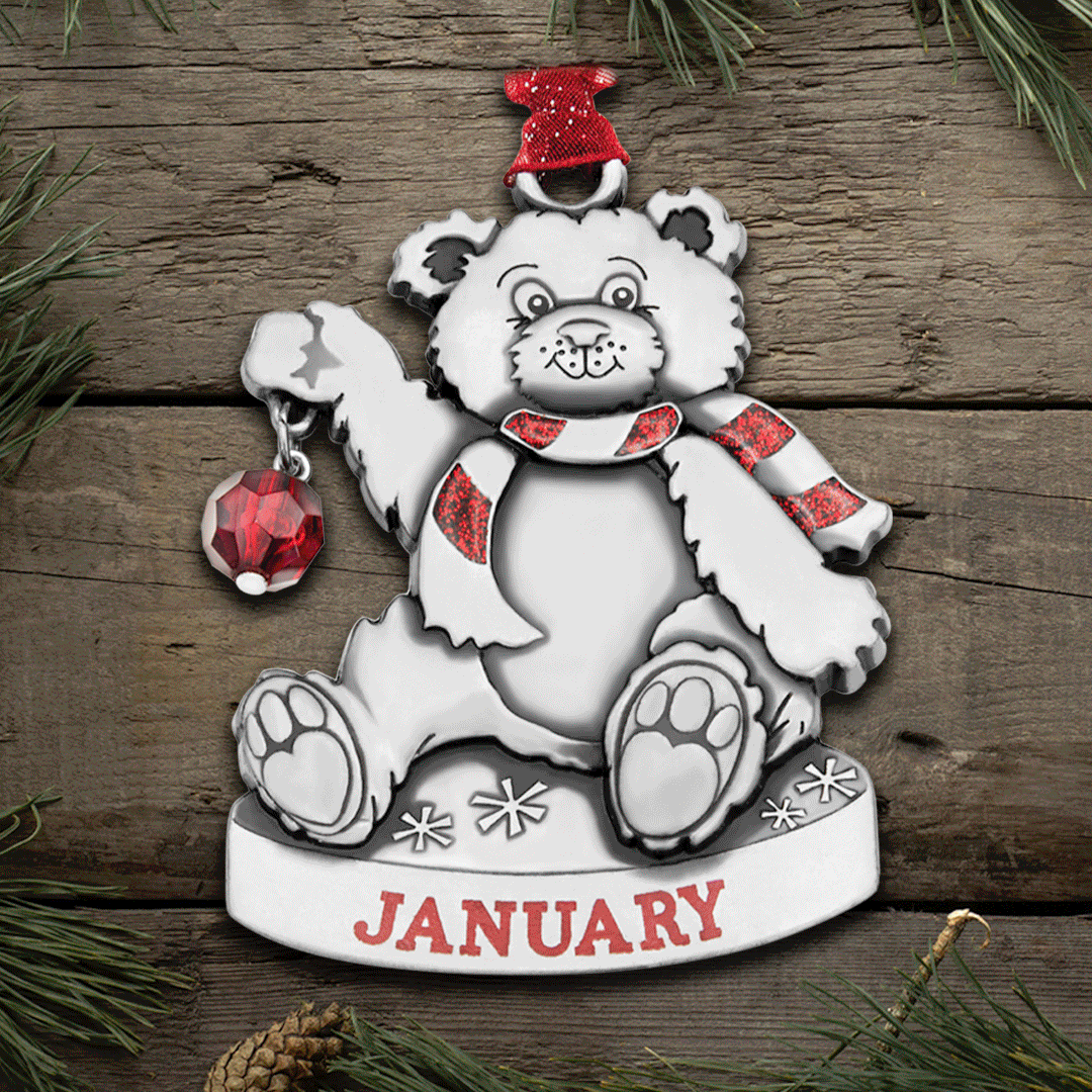 Gloria Duchin - Wholesale Ornament - Birthstone Bear Ornament11