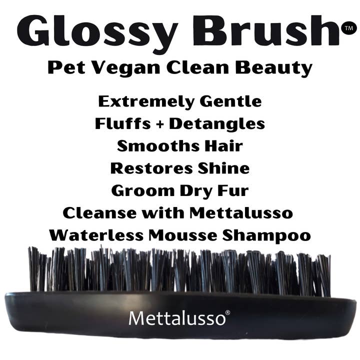 Mettalusso Inc - Wholesale Pet Brush - Cat/Dog - Mettalusso More Pet Collection Glossy Brush