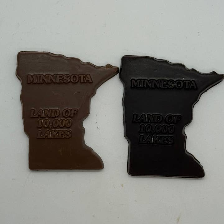 Laketown Chocolates - Wholesale Chocolate - Chocolate MN State Shape 3