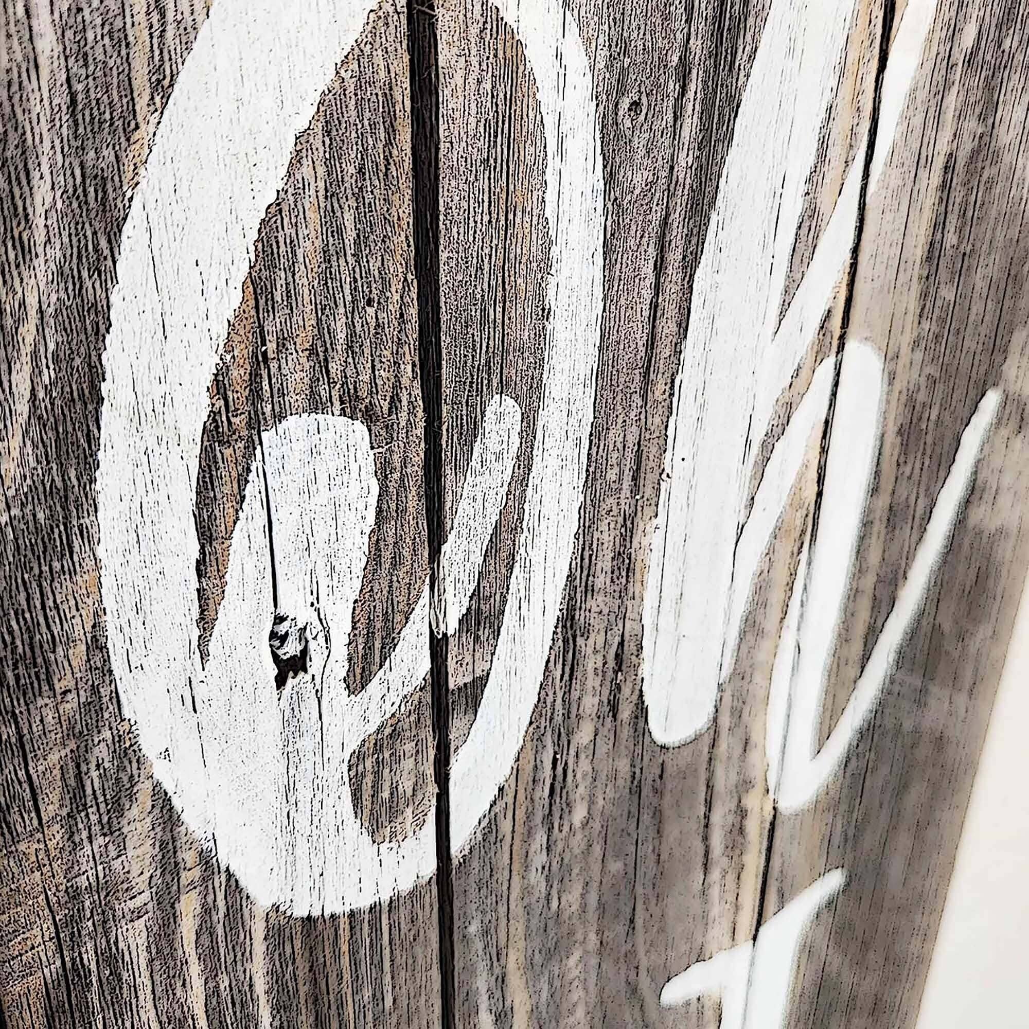 Rockin'Wood - Wholesale Bordje voor buiten - Oh Hallo Verticaal bord Porch Leaner — handgeschilderd3