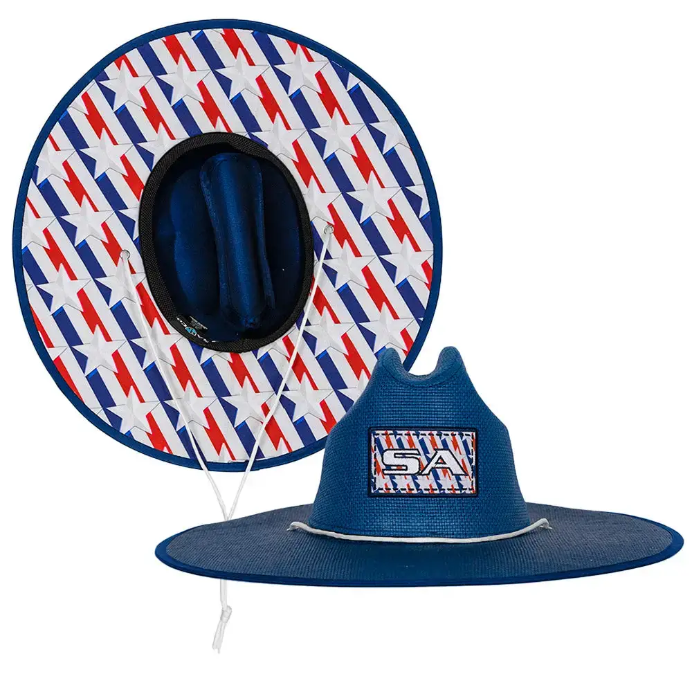 Soul of Adventure - Wholesale Straw Hat - Unisex - Keys Straw Hat / Lifeguard Hat – Wide Brim, UPF 50+7