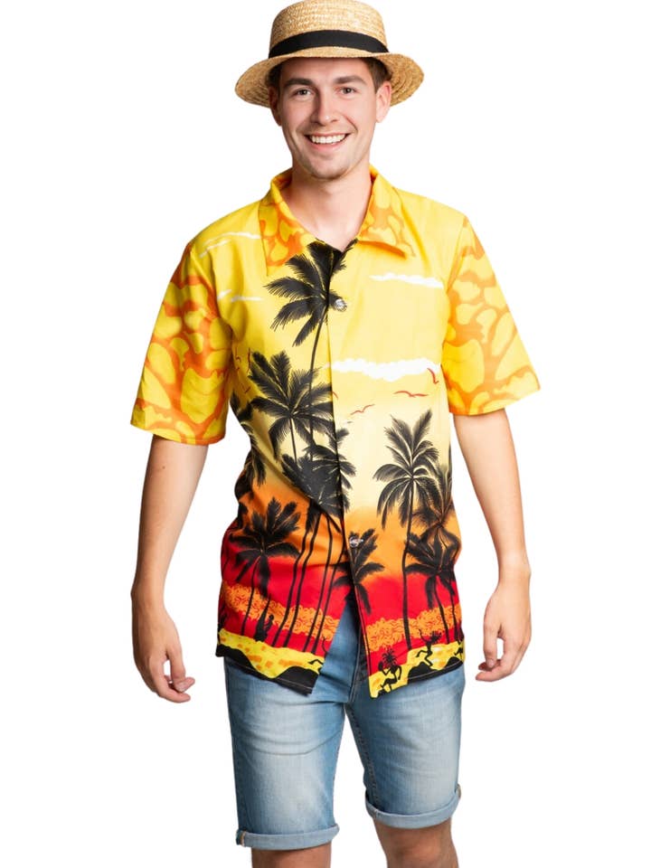 Partychimp - Wholesale Button Down Shirt - Men's - Hawaii Shirt Paradise9