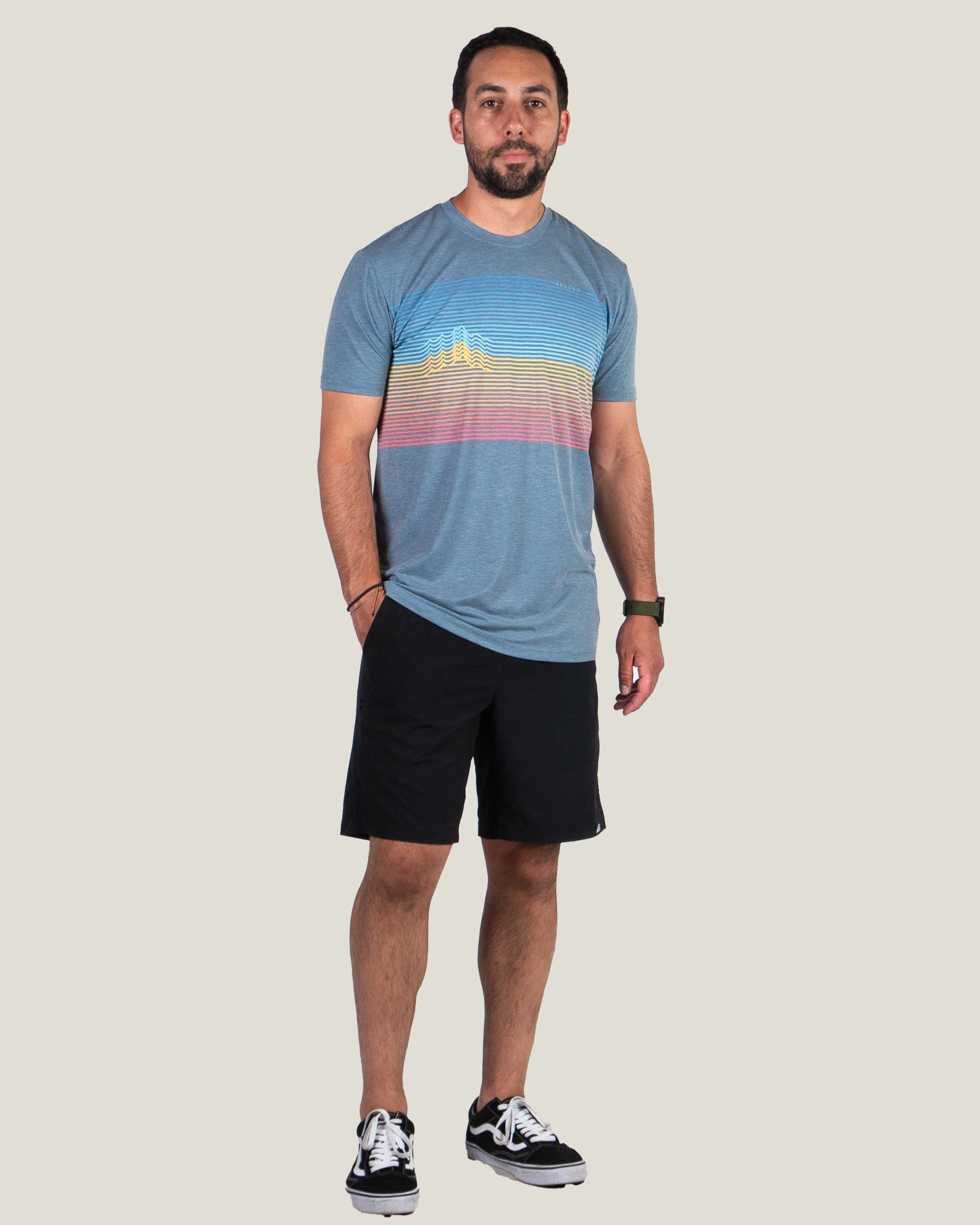 Belong Designs - Wholesale T-Shirt - Men's - Men's Graphic Traverse Tek Tee3