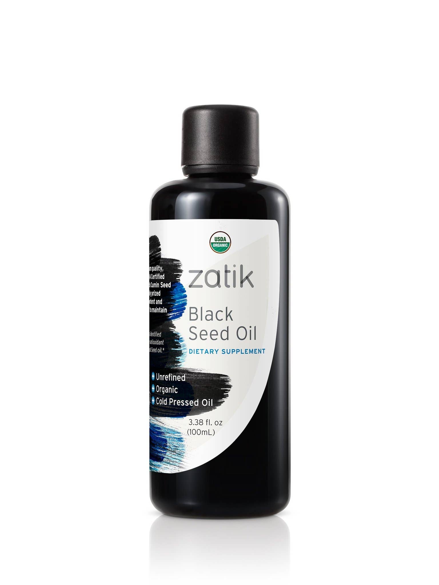 Zatik Naturals - Wholesale Oral Supplement/Vitamin - Black Seed Oil, Unrefined Organic Cold Pressed Oil, 100 mL