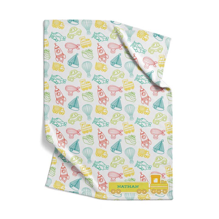 Receiving Blanket: Lil Toys for wholesale by Sam and Zoey