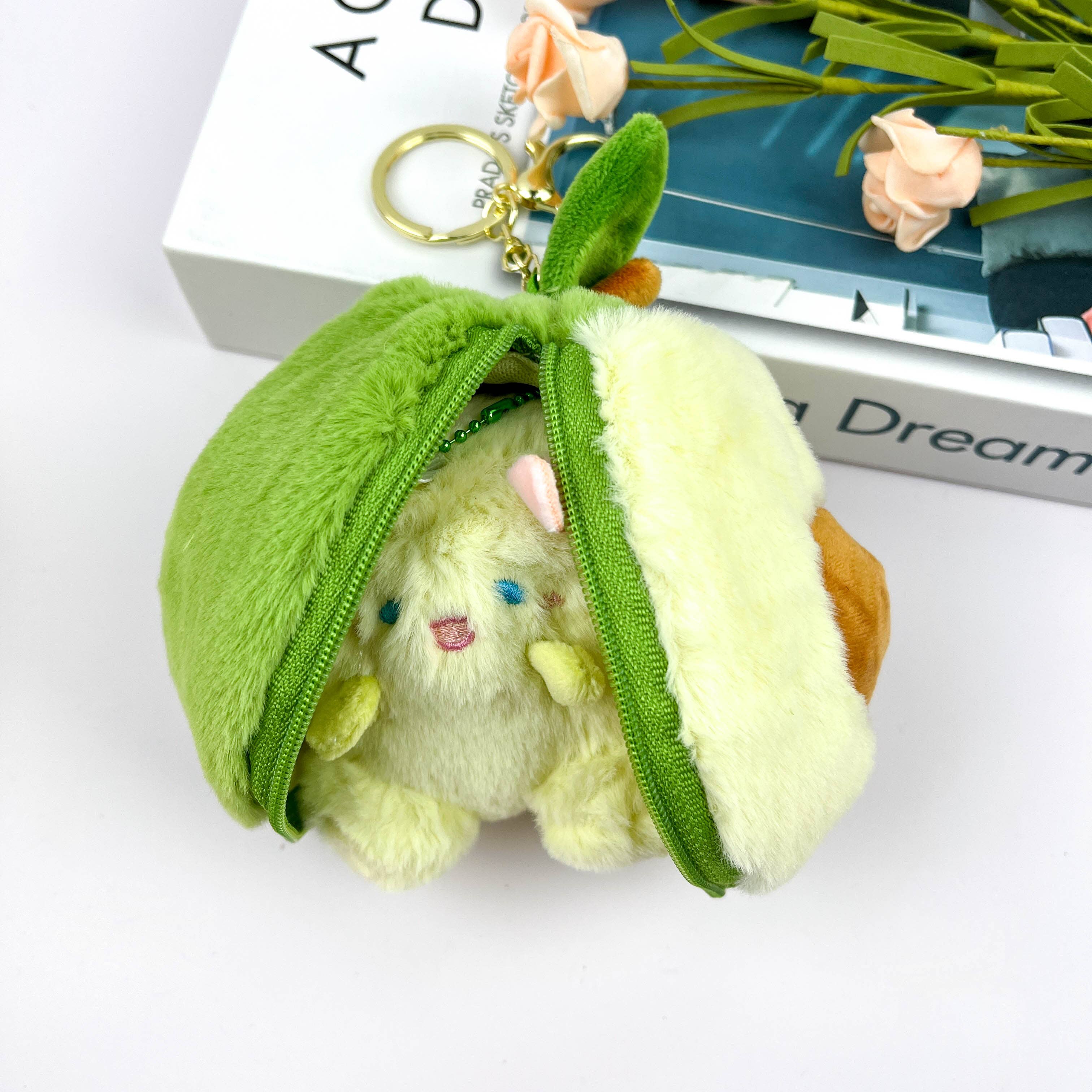 SoapElenGlen - Venta al por mayor Llavero - Mujer - Llavero colgante peluche transformable con forma de fruta20