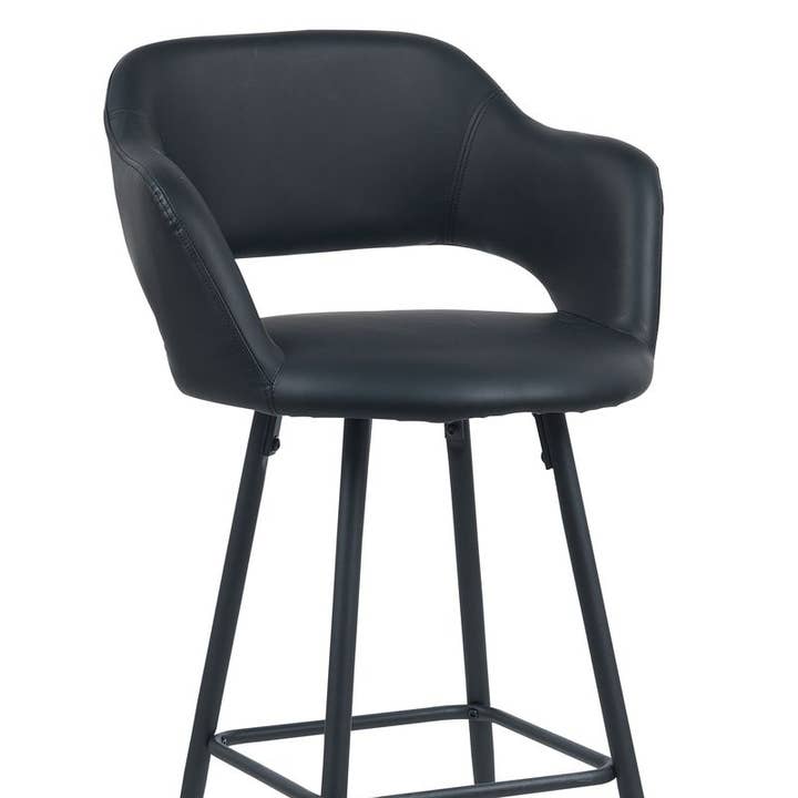 Diana Arm Leather Counter Stool for wholesale by Module Interior