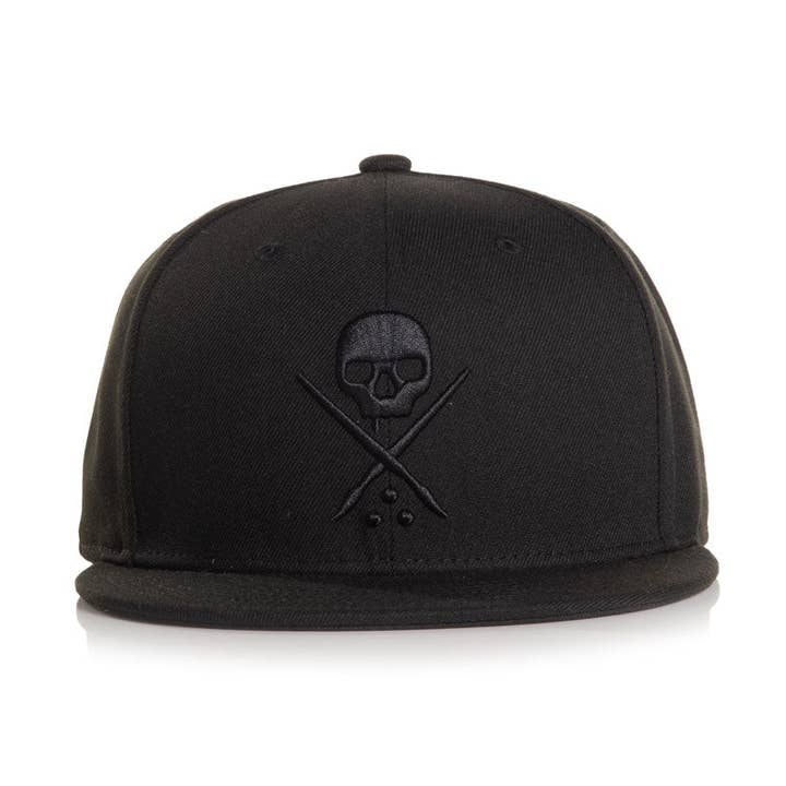 Badge Fitted Hat - Black/Black and other Purchase Wholesale fitted cap. Free Returns & Net 60 Terms on Faire trending on Faire.