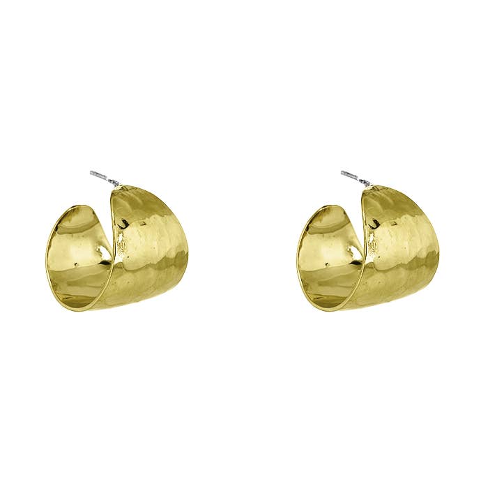 Conische brede hoepel van gehamerd massief messing voor wholesale door SITA