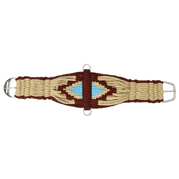 HILASON - Wholesale Horseback Riding Gear - 36" HILASON Western Horse Wool Rope Girth Turquoise