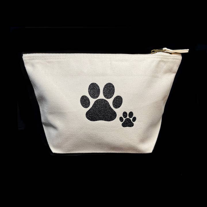Bolsa de accesorios Paw Print para venta al por mayor de HoT Creative