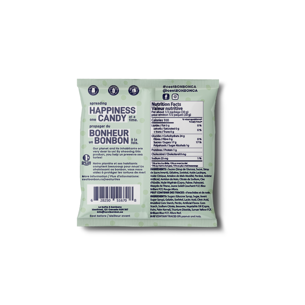 La boîte à bonbons - Wholesale Gummy - REFILL Sea Turtles - Gummy Candies1