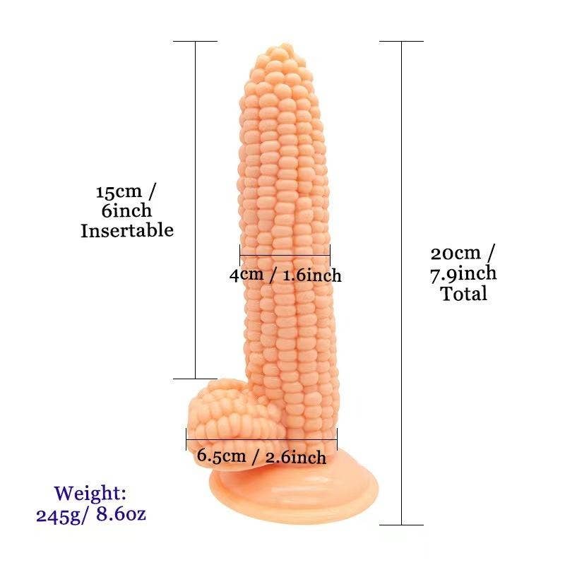 Mix Match Color Corn Dildo with great grip to hold - MOQ 10 Pcs for wholesale on Faire8