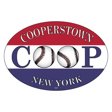 SJT Enterprises, Inc. – wholesale Magnet – Cooperstown - HOF (w/baseball for an "o") - New York