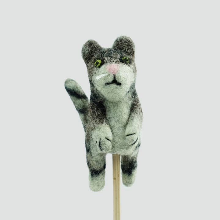 The Winding Road - Wholesale Finger Puppet - Kids & Baby - Finger Puppets - Cats - Set of 6, Assorted