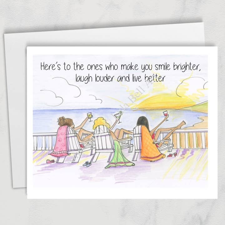 Birthday - Girls Trip Greeting Card for wholesale by Lula Bell Cards and Gifts