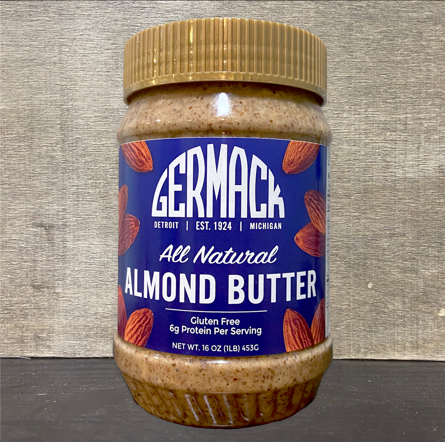Wholesale Natural Fresh Ground Almond Butter 16 oz for your store Faire