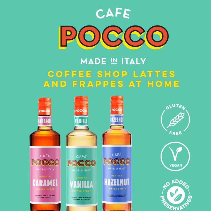 Cafe Pocco Variety Pack With Pump (6 x 750ml) for wholesale by Cafe Pocco