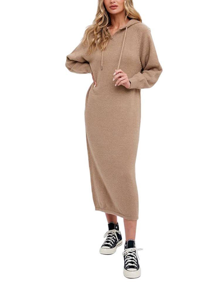 Vanilla Monkey – wholesale Dress – Women's – Hoodie Sweater Shift Dress