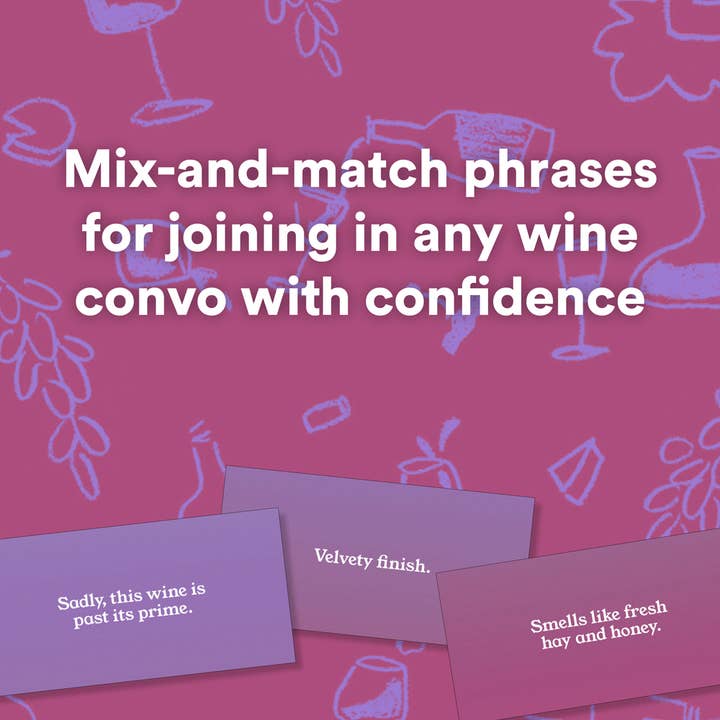 Chronicle Books - Wholesale Card Game - Wine Convo Generator8