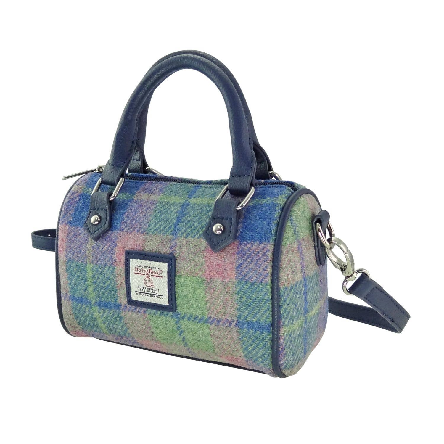 Glen Appin Of Scotland - Wholesale Top Handle Bag - Women's - LB1203 Harris Tweed 'Kilbride' Mini Bowling Bag25