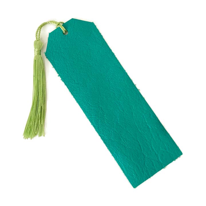 Sea Green Full Grain Genuine Leather Bookmark for wholesale by Absolutely EVO